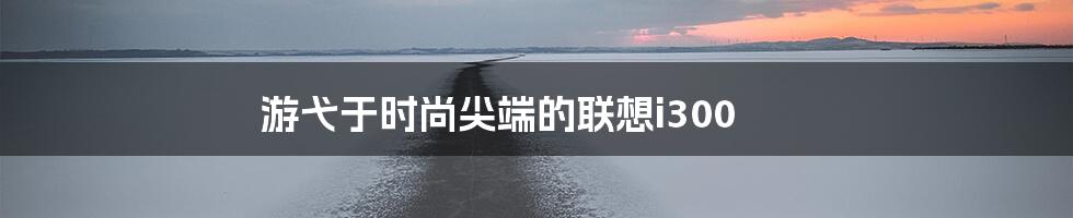 游弋于时尚尖端的联想i300