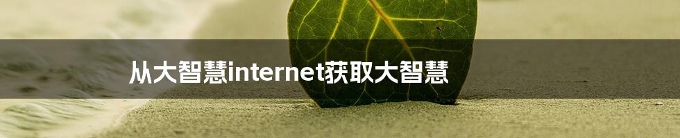 从大智慧internet获取大智慧