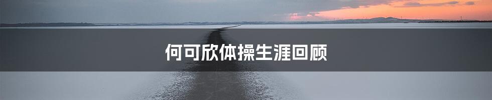 何可欣体操生涯回顾