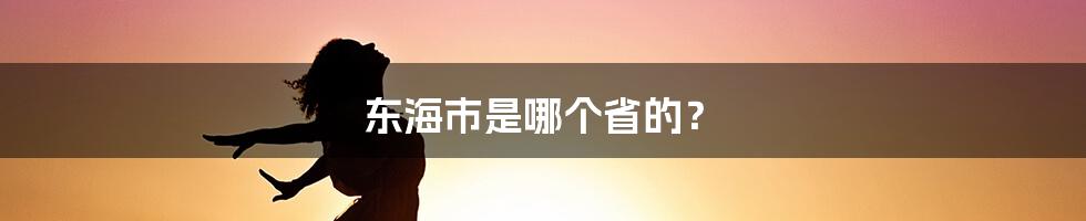 东海市是哪个省的？