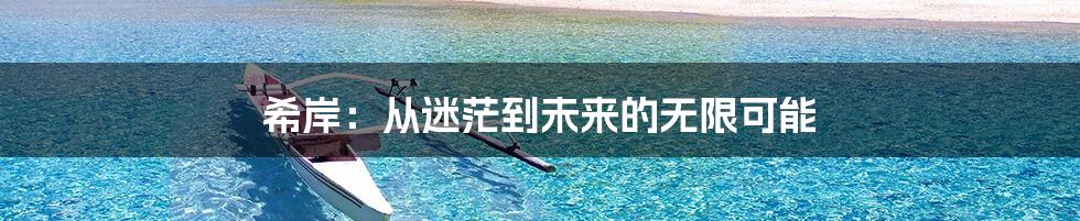 希岸:从迷茫到未来的无限可能