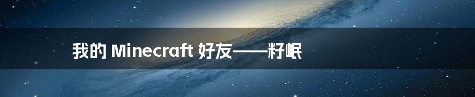 我的 Minecraft 好友——籽岷