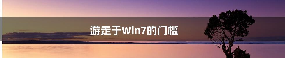 游走于Win7的门槛