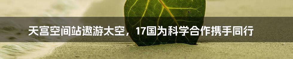 天宫空间站遨游太空,17国为科学合作携手同行