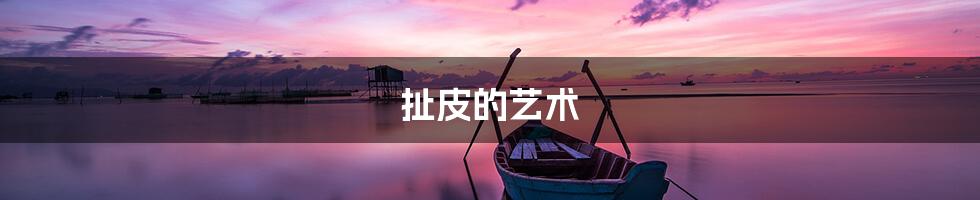 扯皮的艺术