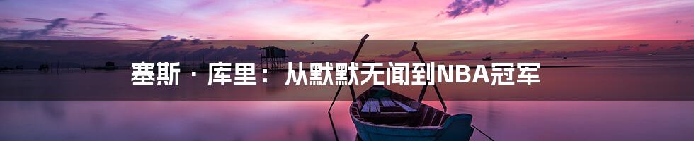 塞斯·库里:从默默无闻到NBA冠军