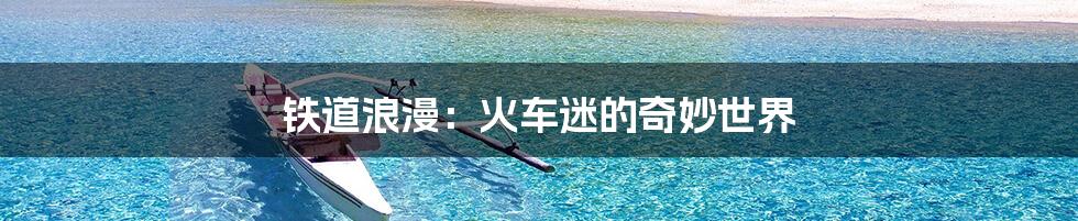 铁道浪漫:火车迷的奇妙世界