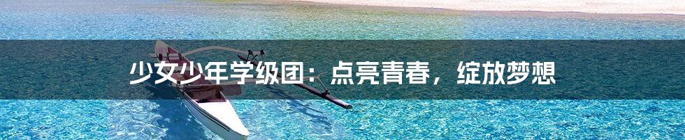 少女少年学级团:点亮青春,绽放梦想