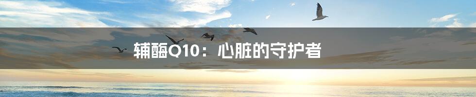 辅酶Q10：心脏的守护者