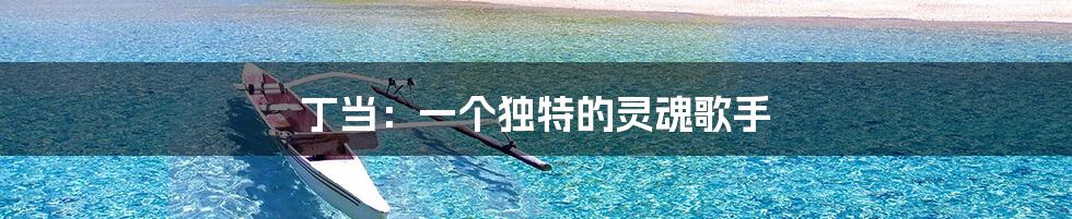 丁当：一个独特的灵魂歌手