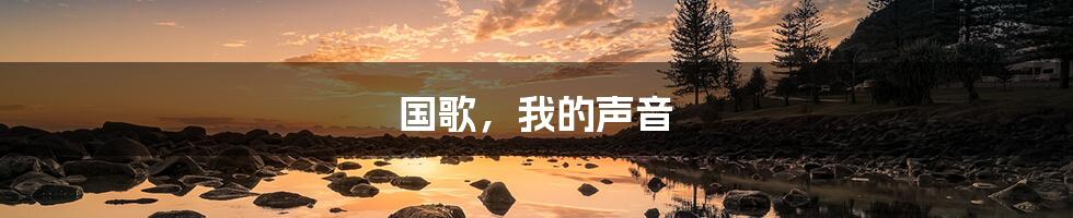 国歌,我的声音