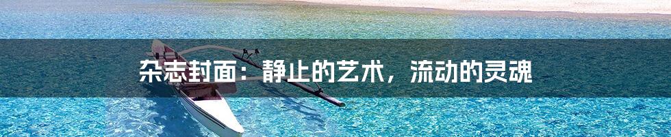 杂志封面:静止的艺术,流动的灵魂