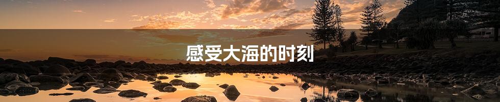 感受大海的时刻