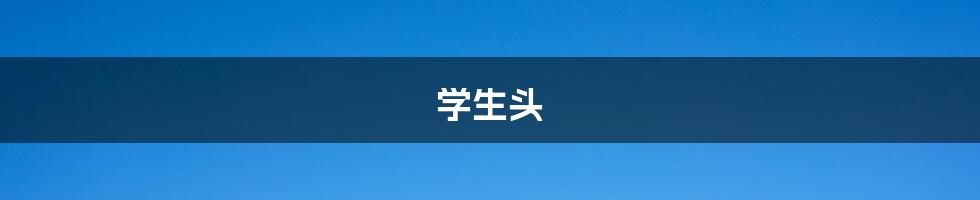 学生头