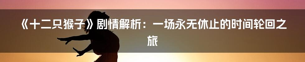 《十二只猴子》剧情解析：一场永无休止的时间轮回之旅