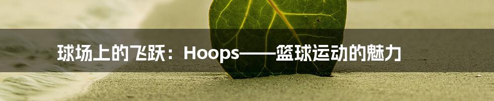 球场上的飞跃:Hoops——篮球运动的魅力