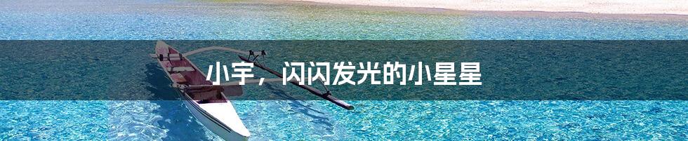 小宇,闪闪发光的小星星