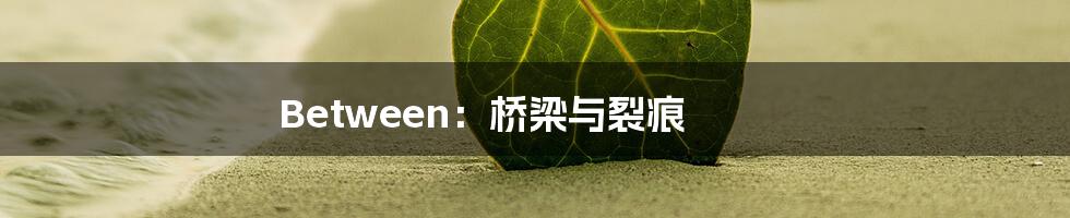 Between：桥梁与裂痕