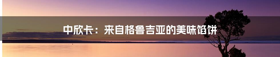 中欣卡:来自格鲁吉亚的美味馅饼