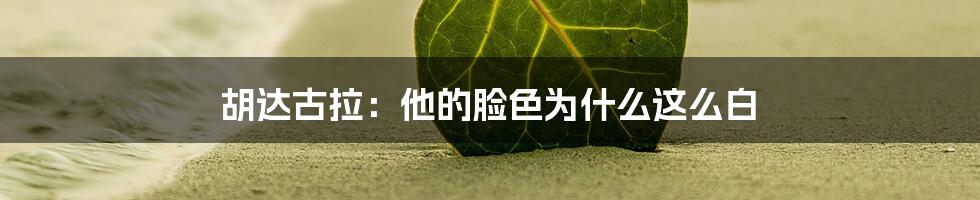 胡达古拉：他的脸色为什么这么白