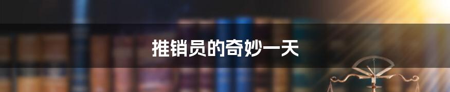 推销员的奇妙一天