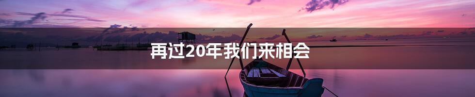 再过20年我们来相会