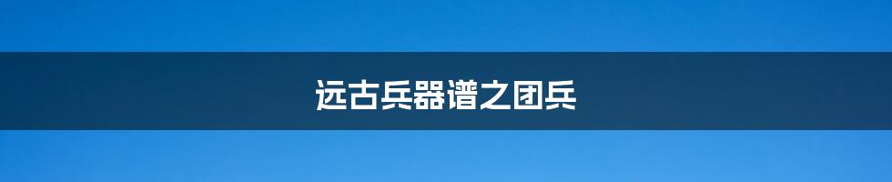 远古兵器谱之团兵