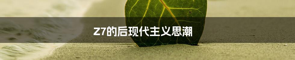 Z7的后现代主义思潮