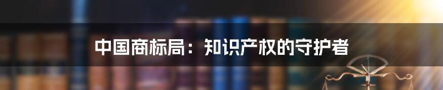 中国商标局：知识产权的守护者