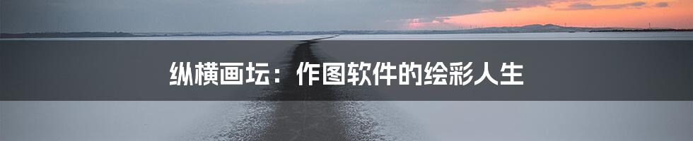 纵横画坛：作图软件的绘彩人生