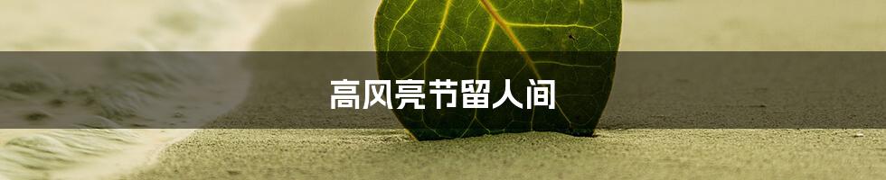 高风亮节留人间