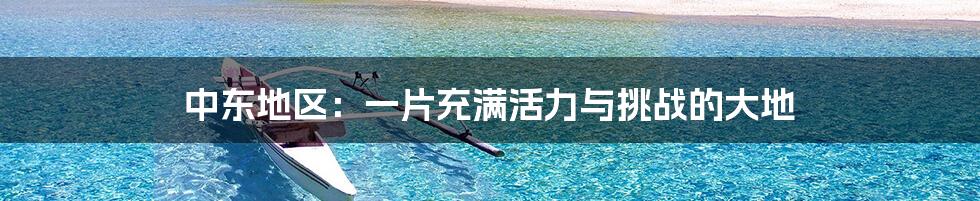中东地区:一片充满活力与挑战的大地