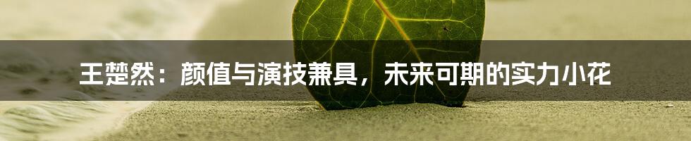 王楚然：颜值与演技兼具，未来可期的实力小花