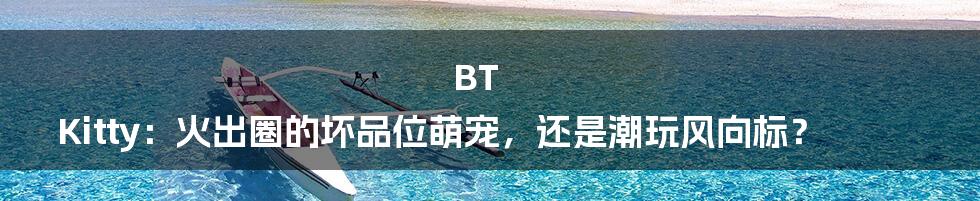 BT Kitty:火出圈的坏品位萌宠,还是潮玩风向标?