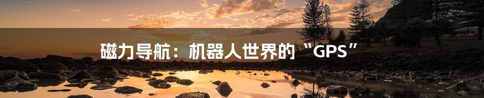 磁力导航:机器人世界的“GPS”