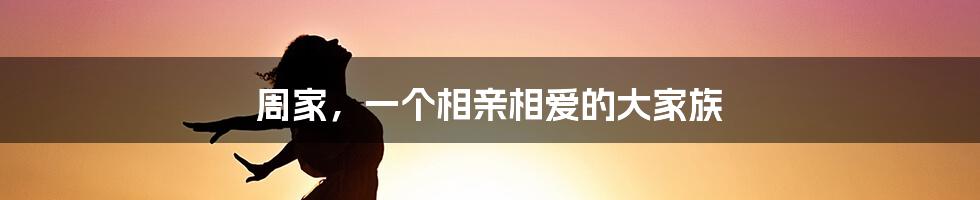 周家，一个相亲相爱的大家族