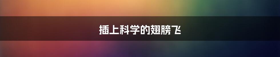 插上科学的翅膀飞