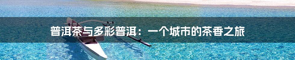 普洱茶与多彩普洱:一个城市的茶香之旅