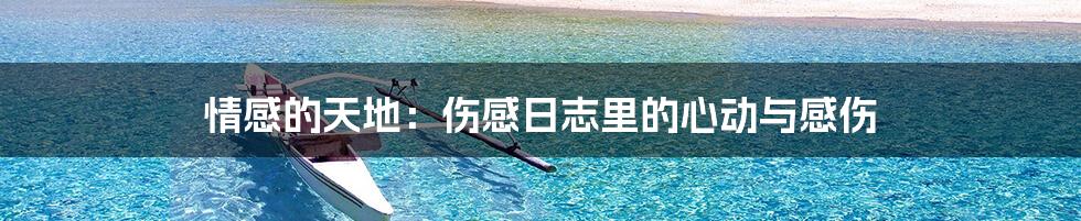 情感的天地:伤感日志里的心动与感伤
