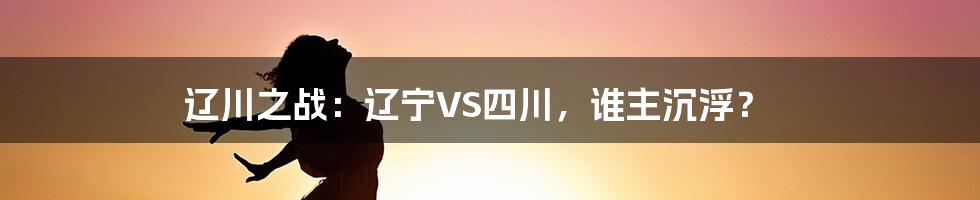 辽川之战：辽宁VS四川，谁主沉浮？