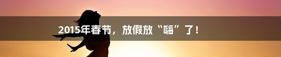 2015年春节，放假放“嗨”了！