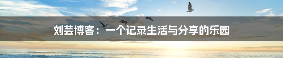 刘芸博客:一个记录生活与分享的乐园