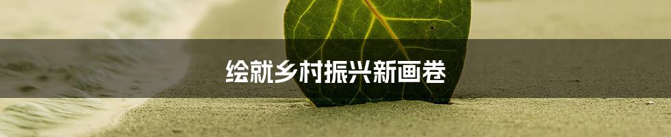 绘就乡村振兴新画卷