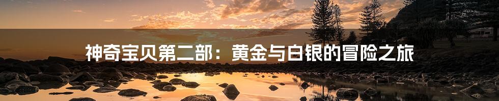 神奇宝贝第二部:黄金与白银的冒险之旅