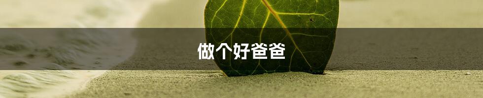 做个好爸爸