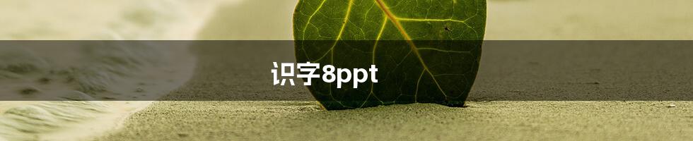 识字8ppt