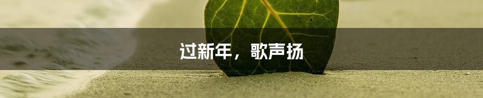 过新年，歌声扬