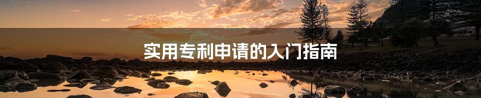 实用专利申请的入门指南
