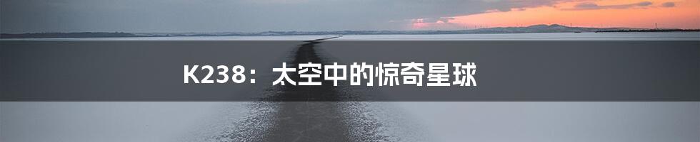 K238：太空中的惊奇星球