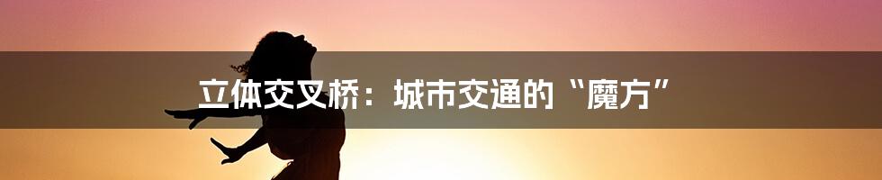 立体交叉桥:城市交通的“魔方”